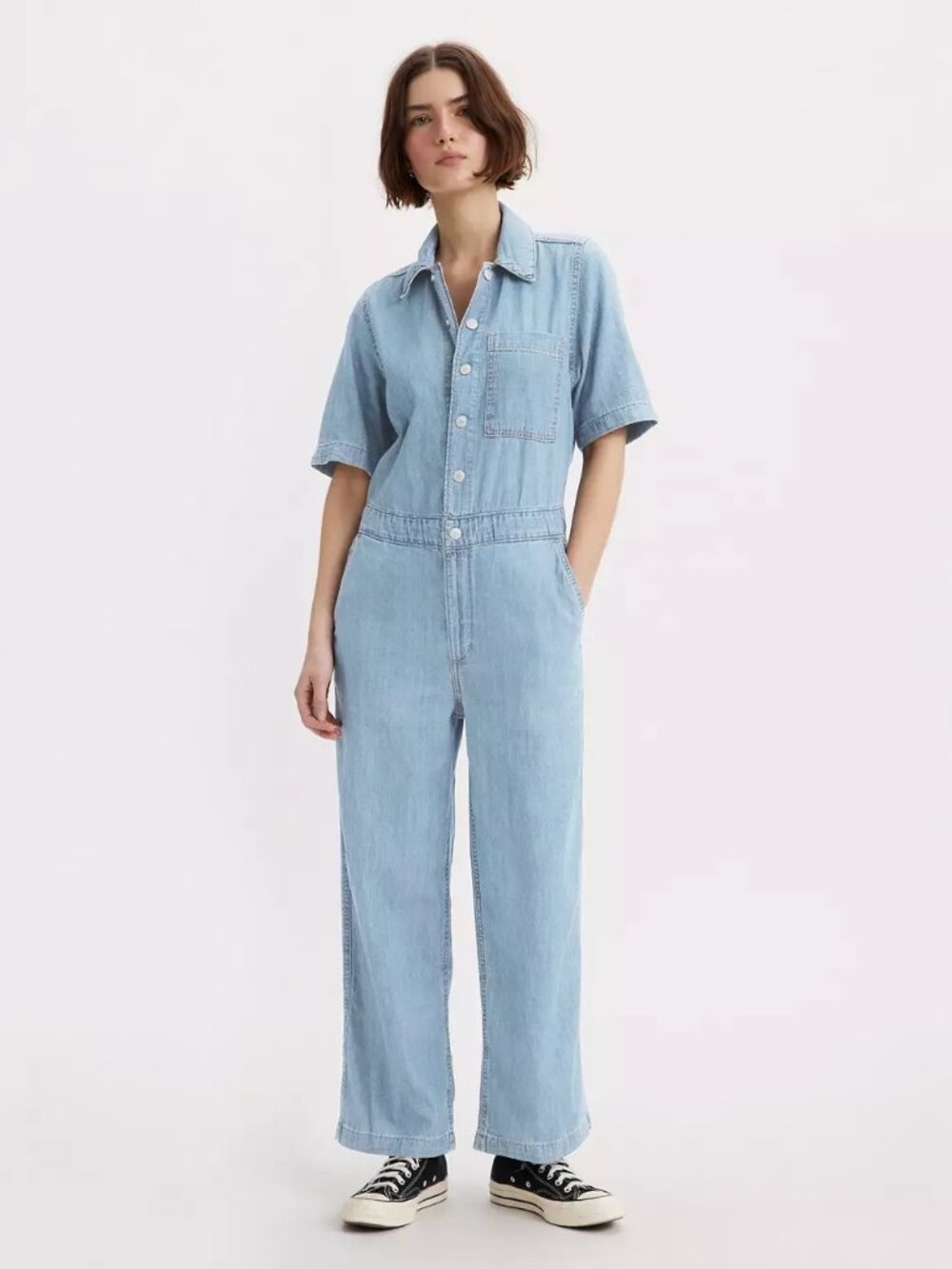 NWT Levi's Short Sleeve Heritage Denim Jumpsuit XXL